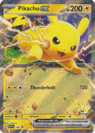 Pikachu ex (Pikachu 60) 106 [Battle Academy 2024]  - Holofoil