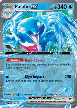Palafin ex 126 [SV Scarlet & Violet Promo Cards]  - Holofoil