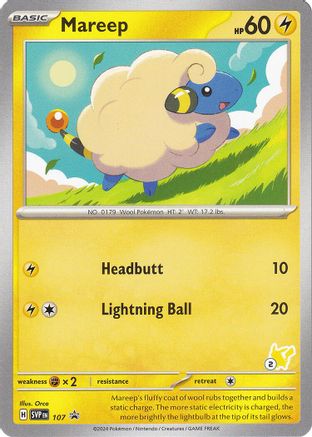 Mareep - Pikachu 2 107 [Battle Academy 2024]