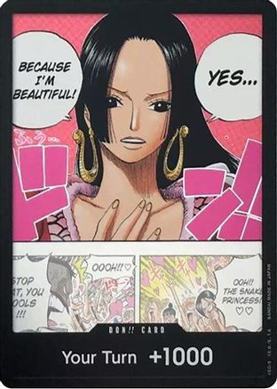 DON!! Card (Boa Hancock) (Double Pack Set Vol. 4)  [500 Years in the Future] Foil
