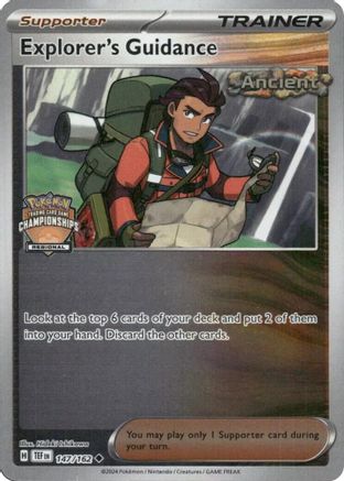 Explorer's Guidance 147/162 [League & Championship Cards]  - Reverse Holofoil