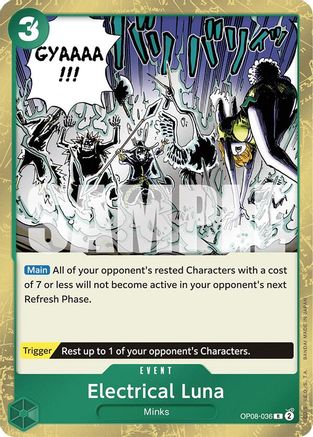 Electrical Luna (OP08-036)  [Two Legends] Foil