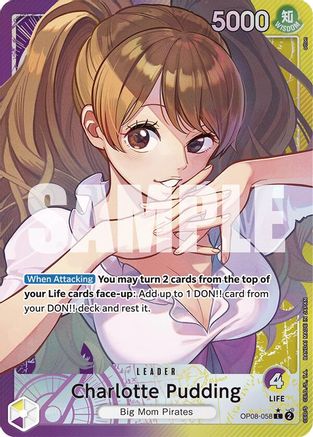 Charlotte Pudding (058) (Parallel) (OP08-058)  [Two Legends] Foil