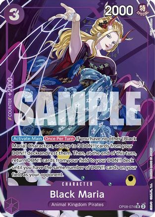 Black Maria (Parallel) (OP08-074)  [Two Legends] Foil