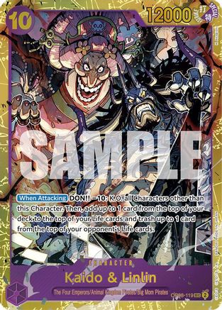 Kaido & Linlin (OP08-119)  [Two Legends] Foil