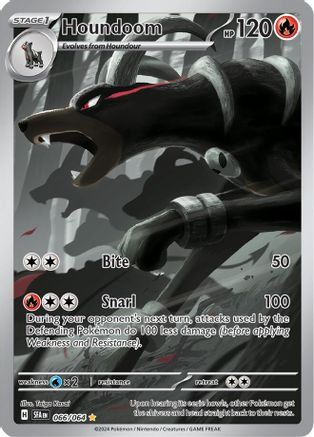 Houndoom 066/064 [SV Shrouded Fable]  - Holofoil