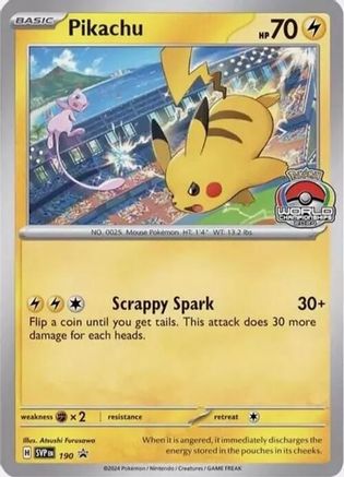 Pikachu 190 [SV Scarlet & Violet Promo Cards]