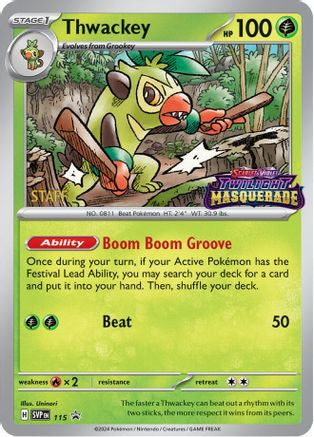 Thwackey 115 [SV Scarlet & Violet Promo Cards]  - Holofoil