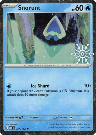 Snorunt 037/182 [Miscellaneous Cards & Products]  - Holofoil