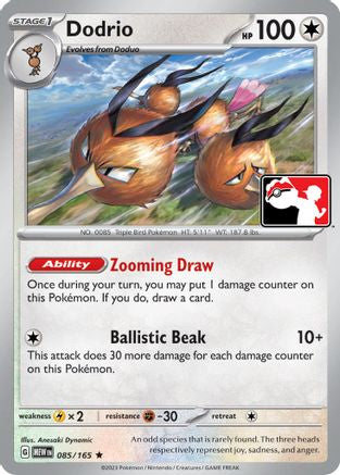 Dodrio 085/165 [Prize Pack Series Cards]  - Holofoil