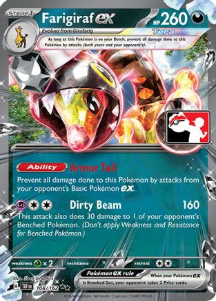Farigiraf ex 108/162 [Prize Pack Series Cards]  - Holofoil