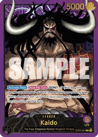 Kaido (Premium Card Collection -Leader Collection-) (ST04-001)  [One Piece Promotion Cards] Foil