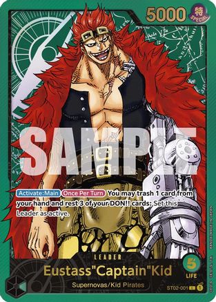 Eustass"Captain"Kid (Premium Card Collection -Leader Collection-) (ST02-001)  [One Piece Promotion Cards] Foil