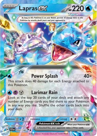 Lapras ex 032/142 [SV07 Stellar Crown]  - Holofoil