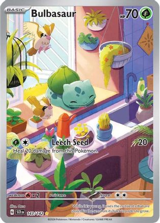 Bulbasaur 143/142 [SV07 Stellar Crown]  - Holofoil