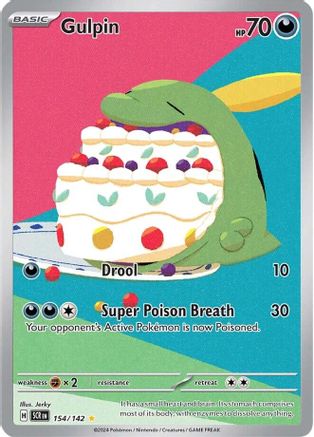 Gulpin 154/142 [SV07 Stellar Crown]  - Holofoil