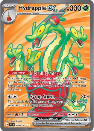 Hydrapple ex 156/142 [SV07 Stellar Crown]  - Holofoil