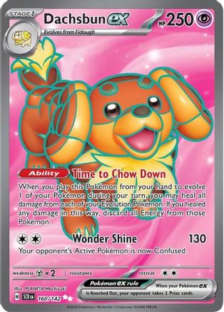 Dachsbun ex 160/142 [SV07 Stellar Crown]  - Holofoil