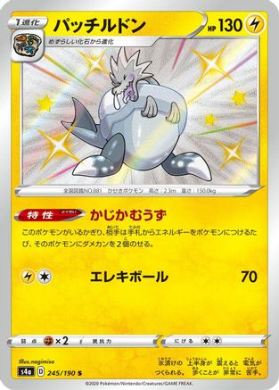 Arctozolt - 245/190 (245/190) [JP S4a Shiny Star V] Holofoil