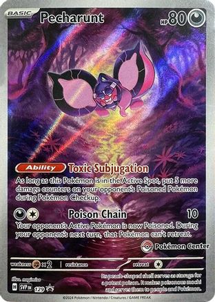 Pecharunt 129 (Pokemon Center Exclusive) [SV Scarlet & Violet Promo Cards]  - Holofoil