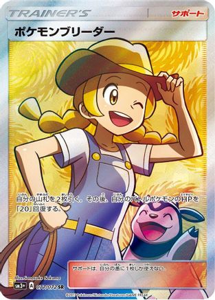 Pokemon Breeder - 077/072 (077/072) [JP SM3 Shining Legends] Holofoil