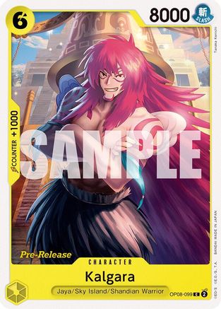 Kalgara (099) (OP08-099)  [Two Legends Pre-Release Cards]
