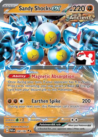Sandy Shocks ex - 108/182/182 [Prize Pack Series Cards]  - Holofoil