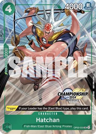 Hatchan (CS 2024 Celebration Pack) (OP03-033)  [One Piece Promotion Cards] Foil
