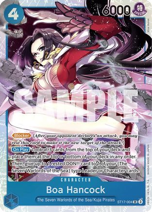 Boa Hancock (ST17-004)  [Starter Deck 17: BLUE Donquixote Doflamingo] Foil