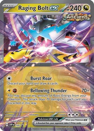Raging Bolt ex 145 [SV Scarlet & Violet Promo Cards]  - Holofoil