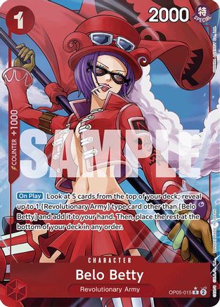 Belo Betty (Alternate Art) (OP05-015)  [Premium Booster -The Best-] Foil