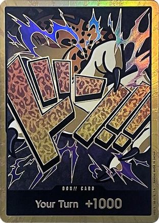 DON!! Card (Rob Lucci) (Gold)  [Premium Booster -The Best-] Foil