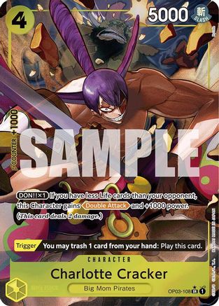 Charlotte Cracker (Alternate Art) (OP03-108)  [Premium Booster -The Best-] Foil