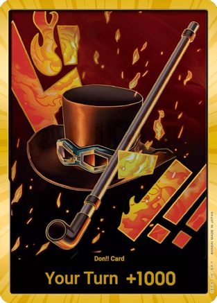DON!! Card (Sabo) (Gold)  [Premium Booster -The Best-] Foil
