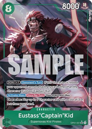 Eustass"Captain"Kid (OP01-051) (Alternate Art) (OP01-051)  [Premium Booster -The Best-] Foil