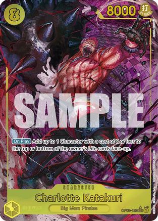 Charlotte Katakuri (Alternate Art) (OP03-123)  [Premium Booster -The Best-] Foil