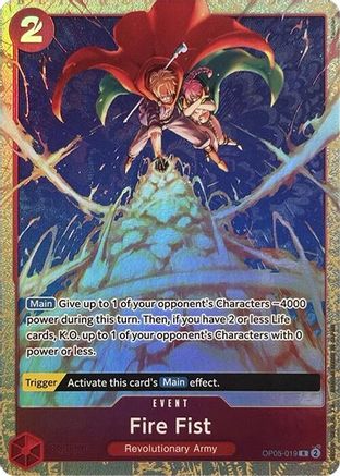Fire Fist (Premium Card Collection -Best Selection Vol. 2-) (OP05-019)  [One Piece Promotion Cards] Foil