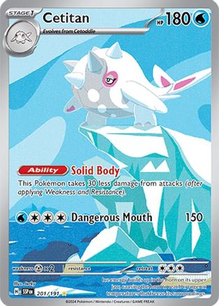 Cetitan 201/191 [SV08 Surging Sparks]  - Holofoil