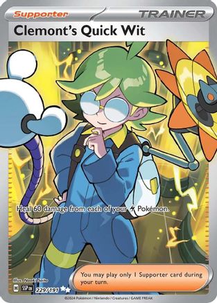 Clemont's Quick Wit 229/191 [SV08 Surging Sparks]  - Holofoil