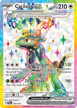 Cyclizar ex 228/191 [SV08 Surging Sparks]  - Holofoil
