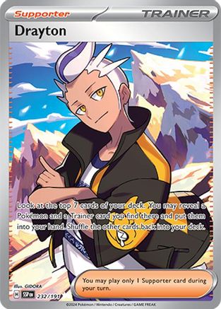 Drayton 232/191 [SV08 Surging Sparks]  - Holofoil