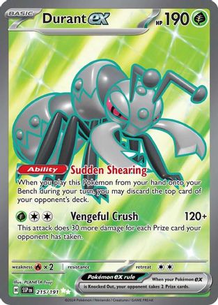 Durant ex 215/191 [SV08 Surging Sparks]  - Holofoil