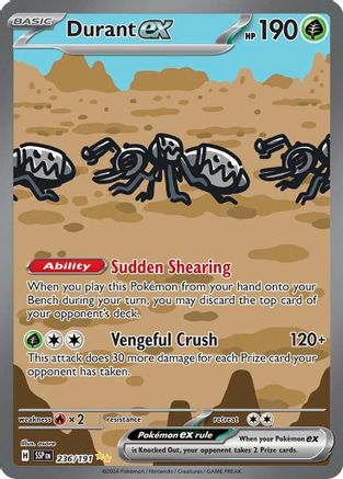 Durant ex 236/191 [SV08 Surging Sparks]  - Holofoil