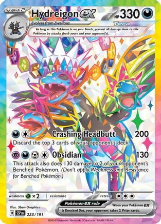 Hydreigon ex 223/191 [SV08 Surging Sparks]  - Holofoil