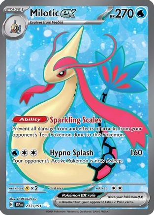 Milotic ex 217/191 [SV08 Surging Sparks]  - Holofoil