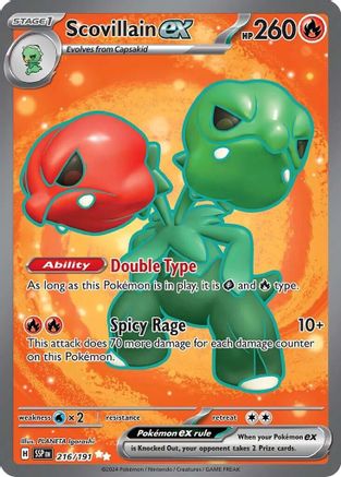 Scovillain ex 216/191 [SV08 Surging Sparks]  - Holofoil