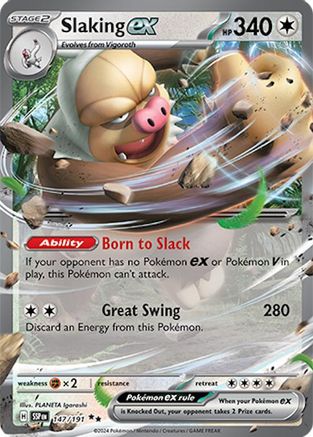 Slaking ex 147/191 [SV08 Surging Sparks]  - Holofoil