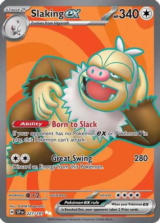 Slaking ex 227/191 [SV08 Surging Sparks]  - Holofoil