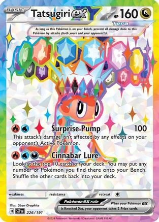Tatsugiri ex 226/191 [SV08 Surging Sparks]  - Holofoil