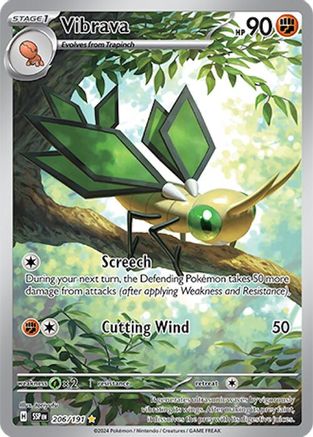 Vibrava 206/191 [SV08 Surging Sparks]  - Holofoil